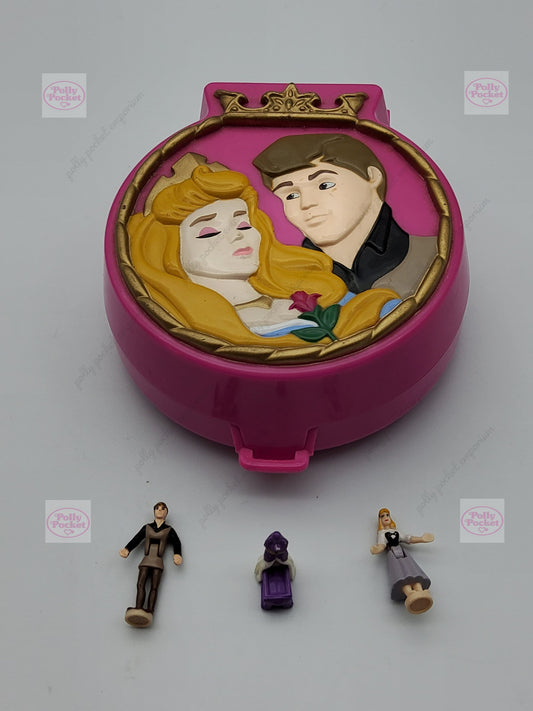 Polly pocket sleeping beauty compact 100% complete