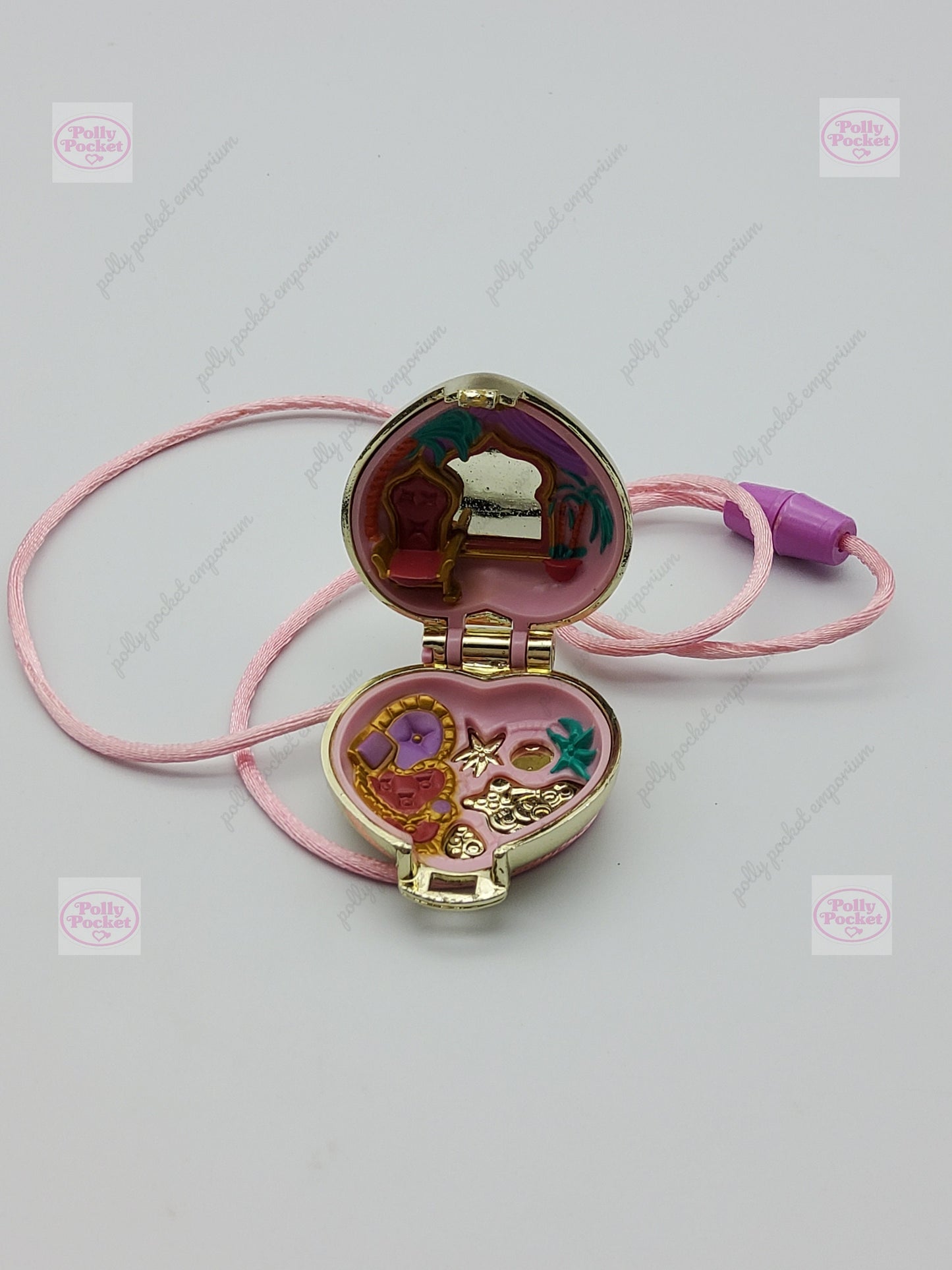RARE Polly pocket palace locket 100% complete