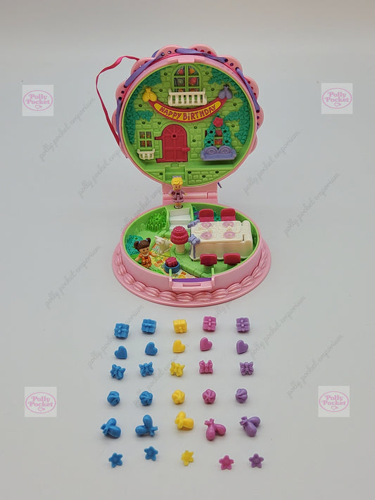 RARE variation Polly pocket birthday surprise 100% complete