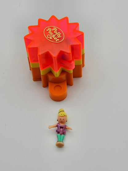 ULTRA RARE polly pocket star burst ruler and sharpener almost complete (missing paper)