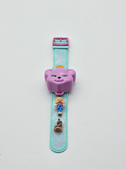 Polly pocket polly loves bear bracelet compact 100%complete