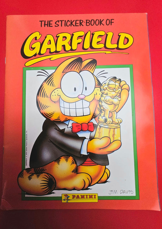 Garfield sticker album 100% complete