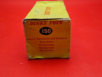 Dinky #150 Rolls Royce silver wraith with original box