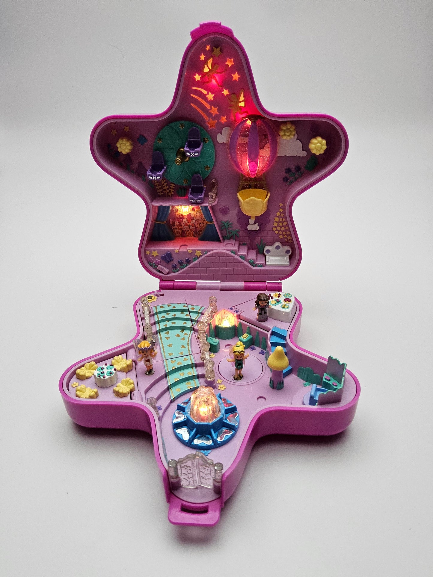 Polly pocket fairy wonderland 100% complete lights working
