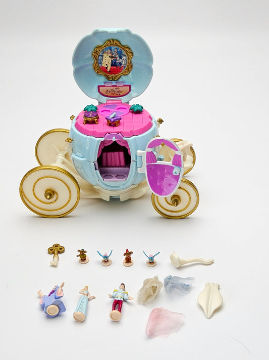 Polly pocket cinderella carriage 100% complete