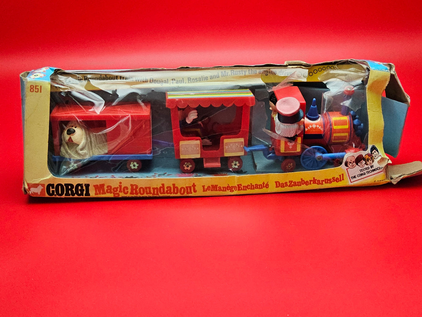 Corgi magic roundabout train with original packaging