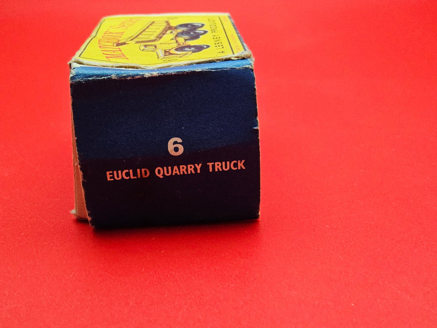 Matchbox number 6 Euclid quarry truck with original box