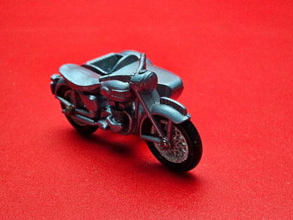 Matchbox number 4 triumph motorcycle and side car with original box
