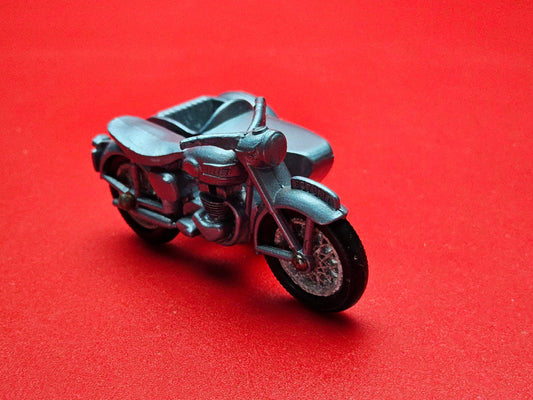Matchbox number 4 triumph motorcycle and side car with original box