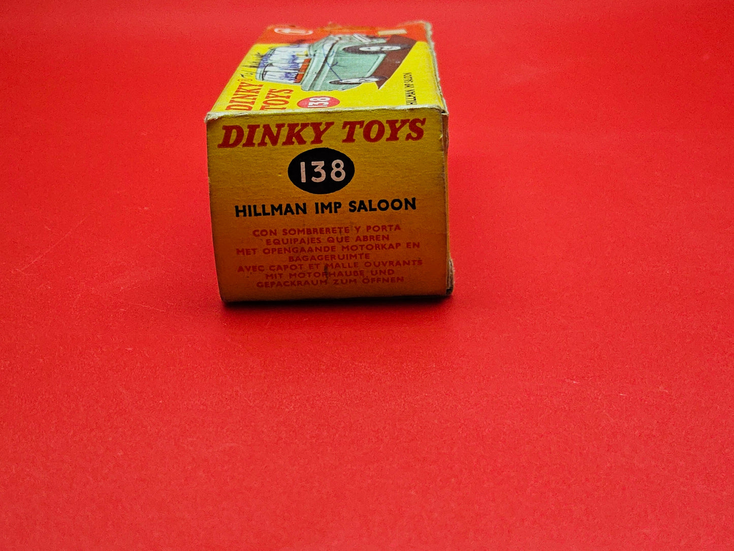 Dinky number 138 Hillman Imp with original luggage and box