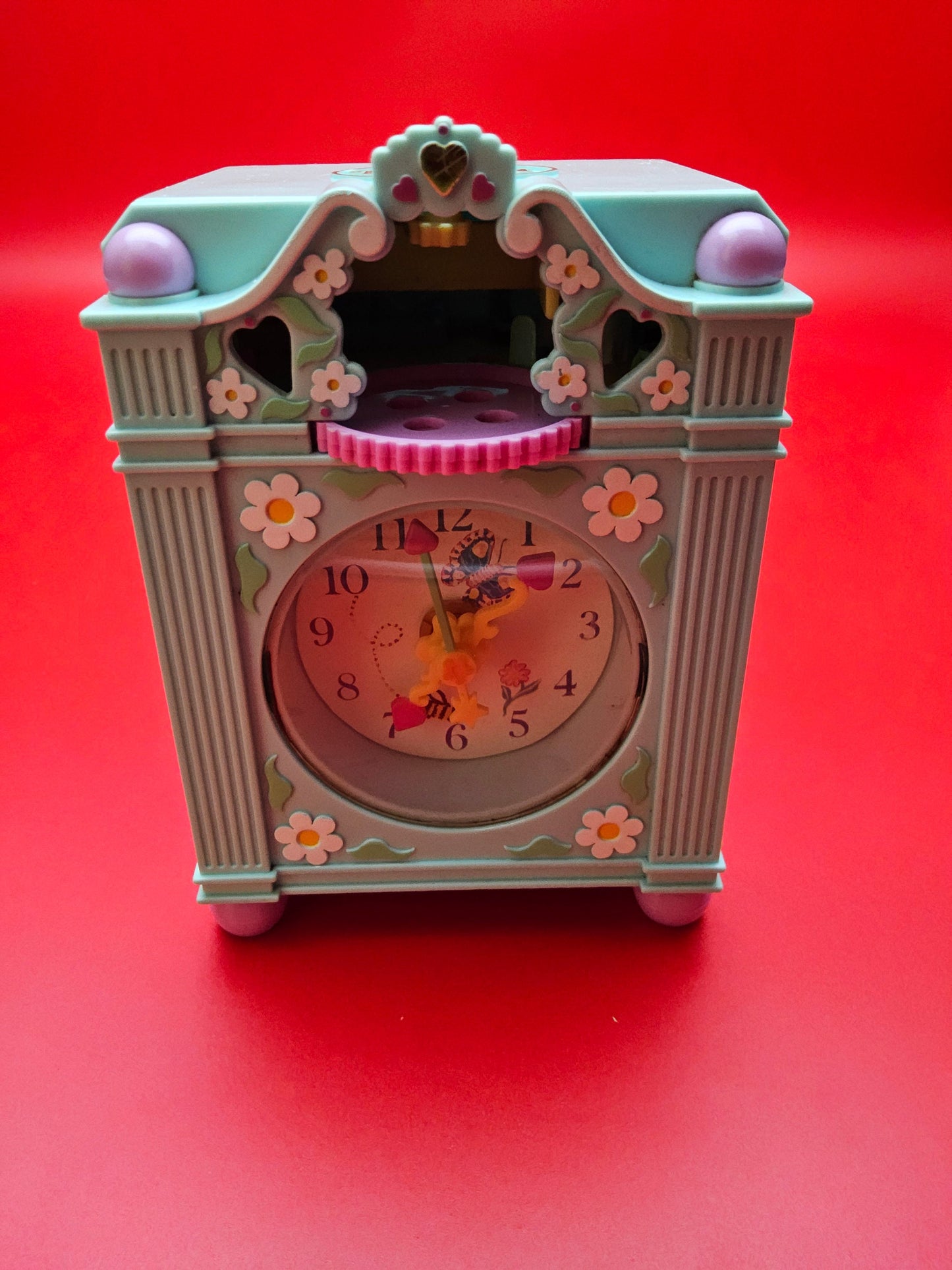 Polly pocket fun time clock 100% complete and working
