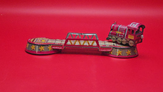 Wonder locomotive tin plate toy with original box