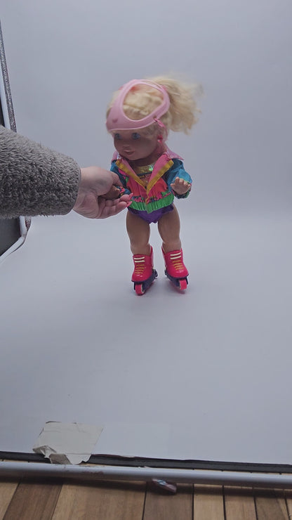 Vintage 1990s Tyco California Roller Baby Doll