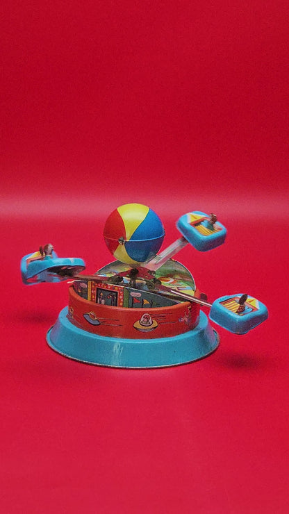 Beijing Juyou Merry go round series litho toy with box